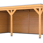 Douglas overkapping, 302 x 578 cm + wanden blank, Verando, Origin